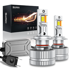 Fari LED Canbus 300W per Modelli VW <span class=keywords><strong>Mini</strong></span> Q7 Azera ES <span class=keywords><strong>H7</strong></span> H1 H3 H11 9005 9006 9012 Luci per Auto Colore 6000K/6500K Nuovo LED - Product Image 1