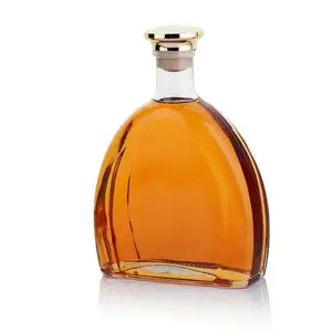 wholesale Factory direct sale whiskey vodka bottle glass 375ml 500ml 700ml super flint glass bottle can be customized