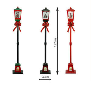 Kerstdecoratie LED Sneeuwval Muzieklamp OEM ODM Licht Woonkamer Meubels Staande Lampen Feestartikelen Cadeaus Huisdecoratie - Product Image 6