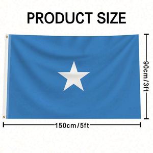 ขายส่งจากโรงงาน ธงโซมาเลีย ขนาด 3x5 ฟุต (90x150 ซม.) ผลิตจากโพลีเอสเตอร์ 100% คุณภาพดี ราคาสุดคุ้ม สีสันสดใส ธงและป้ายแบบกำหนดเองได้ - Product Image 6