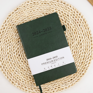 2024-2025 <span class=keywords><strong>semanal</strong></span> positivo perfecto encuadernación de lujo clásico diario planificador con portalápices - Product Image 4