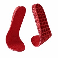 Semelles intérieures confortables en PU, personnalisables en gros, respirantes, amortissantes, antidérapantes pour chaussures de sport homme et femme