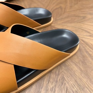 High Quality Men's Home Waterproof <b>Slippers</b> Thick Bottom Cushioning Casual Shoes Summer Outdoor Beach Sports <b>Slippers</b> - Product Image 3