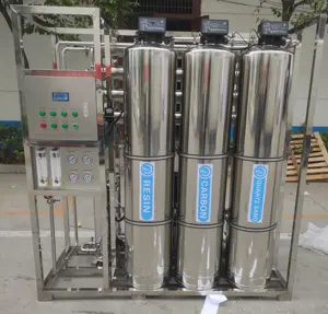 city water treatment plant the price of 250 lph 500 liters of water per hour 1000 L/hr 1000L/h Water treatment plant