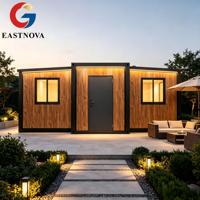 Maison conteneur extensible de 40 pieds avec salle de bain et cuisine, maison préfabriquée de luxe
