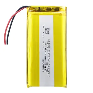 Lithium Battery 3.7V 504070 2000mah Lithium Polymer Li-Po Rechargeable Battery