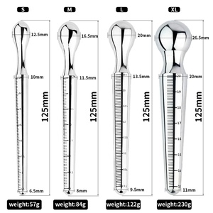 Tapón Uretral de Acero Inoxidable Grueso para Masaje de Próstata, 4 Tamaños XL, Juguetes Sexuales para Retrasar la Eyaculación, para Hombres y Mujeres, Masturbador Masculino - Product Image 2