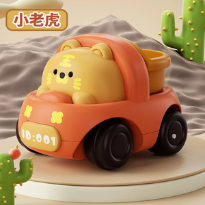 TOPSKY TOYS Modèle de <span class=keywords><strong>mini</strong></span> camion de construction en forme d'animal de <span class=keywords><strong>dessin</strong></span> <span class=keywords><strong>animé</strong></span>, échelle 1:87, jouet à friction en plastique pour enfants de 14 ans et plus, y compris une <span class=keywords><strong>pelle</strong></span> excavatrice - Product Image 2