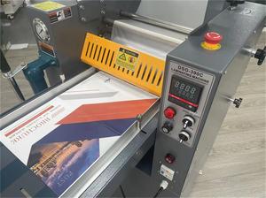 Semi Automatic <strong>Paper</strong> Roll <strong>Laminator</strong> Hydraulic Cold and Hot Laminating Machine 390C - Product Image 5