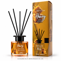Diffuseur de parfum d'ambiance 120 ml avec bâtonnets en fibre et bouteille en verre – Kit d'aromathérapie – Fournisseur en gros – Logo personnalisé – Exportation directe usine