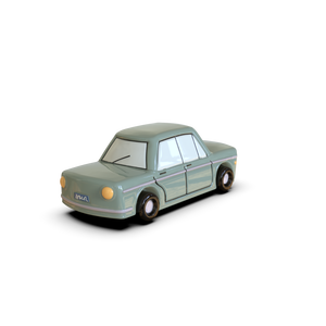 Hand bemalte dekorative Küchen geschirr Porzellan klassisches Coupé Pony Auto Modell Miniatur behälter Keramik Vorrats glas - Product Image 3