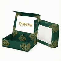Boîte magnétique de luxe personnalisée Dubaï, emballage cadeau élégant pour dattes, Ramadan, gâteau au chocolat Medjool