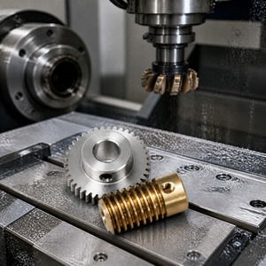 Módulo de 0.5, Engranaje Helicoidal y Juego de Tornillos Sin Fin, Relación 1:40, Diámetro Interior de 6mm, Acero al Carbono, Piezas de Reducción de Engranajes Helicoidales, Mecanizado Personalizado - Product Image 4