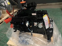 Ensemble moteur diesel refroidi par eau DCEC Cummins 6BTA5.9-C 6BTAA5.9 avec pompe - Authentique 170HP 5.9L pour équipement de construction