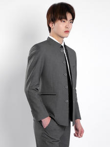 Stile tradizionale Zhongshan abiti pantaloni cappotto da <span class=keywords><strong>uomo</strong></span> Tang vestito colletto sottile <span class=keywords><strong>giovane</strong></span> cinese best man <span class=keywords><strong>abbigliamento</strong></span> da sposa - Product Image 5