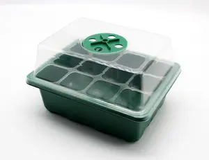 hard plastic tray seed Home Garden Moisturizing Manufacture germinador domo seed starter trays propagator Seeding Box Basin
