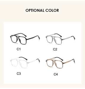 Lmamba 2193 Newest Trendy 2 in 1 Clip on Magnetic Shades Polarized Custom Logo TR90 <b>Large</b> Square <b>Frame</b> Unisex Sunglasses - Product Image 6