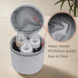 Logo personalizzato portatile pompa del seno bollitore bottiglia di latte di stoccaggio borsa di raffreddamento in Neoprene isolante sacchetto di biberon per la mamma bambino viaggio - Product Image 3