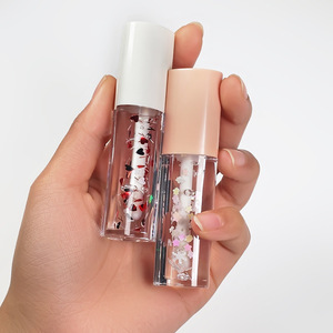 Huile à lèvres scintillante en tube cœur pour la Saint-Valentin, 5 ml, gloss transparent hydratant pour tous types de peau - Product Image 4