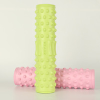 Rouleau de massage en mousse EVA solide personnalisé, modèle Langya Stick Yoga Column Fitness Crescent, pour relaxation musculaire, club, modèle 652, logo personnalisé