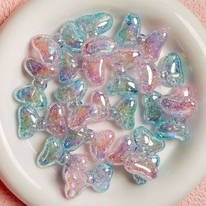 Nuevo diseño de moda Arco Iris plástico acrílico pintura cuentas CRISTAL MURANO cuentas de vidrio - Product Image 4