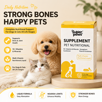 Complément alimentaire liquide multivitaminé pour animaux de compagnie, marque privée OEM, à absorption rapide, pour chiens et chats de tous âges