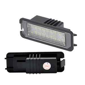 Ailead Standard 2PCS No Error Accessoires de voiture Lampe de plaque d'immatriculation à LED pour VW Amarok EOS GOLF V GOLF IV LUPO New Beetle Passat - Product Image 3