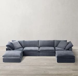 Sofá de Alta Gama para Interiores, Muebles para el Hogar, Color Personalizado, Sofás Modulares Suaves para Sala de Estar - Product Image 4