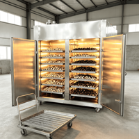 Séchoir alimentaire commercial 3 kW 220 V 380 V en acier inoxydable, déshydrateur à plateaux pour le séchage des légumes et des fruits