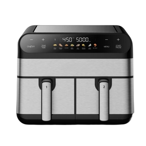 Friggitrice a doppio cestello con due zone di cottura Oil Free Digital Touch screen 8L 10L doppio riscaldatore <span class=keywords><strong>xxl</strong></span> <span class=keywords><strong>airfryer</strong></span> - Product Image 6