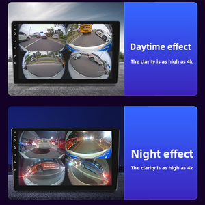 Autoradio panoramique universel à 360 degrés |   Caméra avant 1080P avec vue 3D, écran IPS, CarPlay/HiCar, commande vocale IA, étanche, vision nocturne, garantie 2 ans - Product Image 5