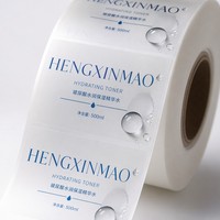 Etiquetas Adhesivas Personalizadas con Logotipo, Etiquetas Adhesivas Privadas de Lujo para Cosméticos y Cuidado de la Piel, Etiquetas para Botellas