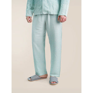 M indumenti da notte da uomo verdi con motivo Rion lungo John - Product Image 1