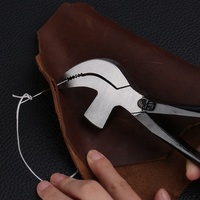 Outil de travail pour l'artisanat du cuir, bricolage du cuir, outils pour le soudures en métal, pince de réparation des cicatrices noires