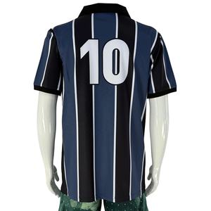 Klassiek Verticaal Strepen Ontwerp Herenvoetbalshirt Urban Mode Voetbaluniform Voor Matchplay En Trainingen - Product Image 4