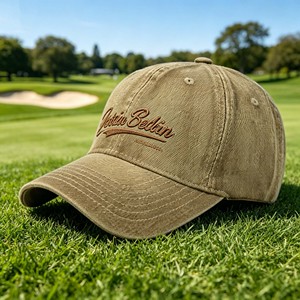 New Arrival <b>Vintage</b> Sports Baseball <b>Caps</b> Custom Adjustable Embroidery Logo Curved Brim 6 Panel Baseball <b>Cap</b> - Product Image 1