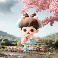 POP Mart Original Zoraa 3 Linglong Fu série boîte aveugle Tntspace nouveau produit à la mode jouet Figurine cadeau d'anniversaire boîtes mystère