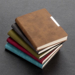 A7 siêu mini Pocket máy tính xách tay với PU Leather trường hợp xoắn ốc Tạp Chí cuốn sách cho các trường học & Quà Tặng Chủ Đề may RÀNG BUỘC - Product Image 5