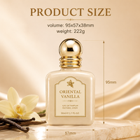Brume Corporelle Parfumée Orientale Gourmande à l'Alcool, Luxe Personnalisé, 50ml, Longue Durée, Douce Pralinée Lavande Vanille