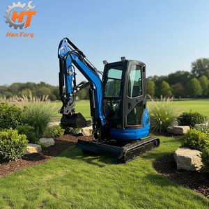 Mini-excavatrice 2 tonnes Euro 5 avec livraison gratuite, bras d'excavatrice, excavatrice agricole, mini-excavatrice à oscillation de queue zéro, excavatrice 2 tonnes - Product Image 1