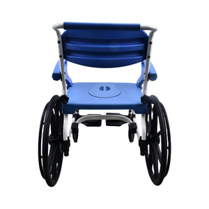 <b>Commode</b> Wheelchair For Elderly Aluminum Alloy Folding With Flip Up Armrests And Mobile <b>Chair</b> For Disabled Patients - Product Image 3
