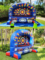 Cible de fléchettes gonflable en PVC, modèle 10,10, 148x148x109cm, accessoires de jeux amusants, activités de team building, entraînement en plein air, jouets, cible de ballon