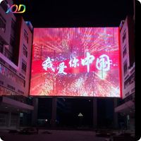 Écran LED en maille transparente flexible numérique pour façade de bâtiment, personnalisé par l'usine XQD, P50 SPI RGB WS2811, étanche