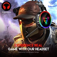 Casque de jeu G607 avec microphone long, dédié au jeu, écoute 7.1 canaux et casque filaire défensif avec micro