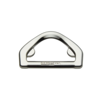 AK450-112-NKL Cincin D Logam, Kekuatan Tinggi, Cocok untuk produk luar ruangan, Kalung Hewan Peliharaan