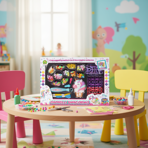 Juego de joyería de unicornio, kit de manualidades de 32x43 cm para niños, para hacer juguetes - Product Image 3