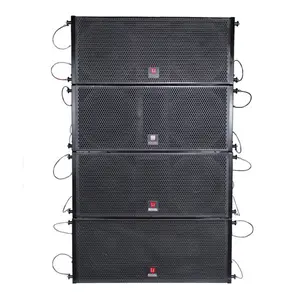 T.I pro audio hot product LA-210 2-Way Line Array Speaker double 10-inch Outdoor show Professional Sound System