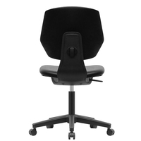 Tabouret de laboratoire ergonomique à siège selle, réglable en hauteur, avec dossier pivotant, moderne, pour école, maison, bureau, laboratoire