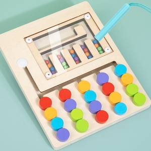 Giáo dục đồ chơi bằng gỗ bóng mang trò chơi bé chập chững biết đi bận rộn Hội Đồng Quản trị tư duy logic đào tạo màu sắc phù hợp với trò chơi - Product Image 6