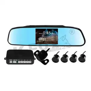 Existing Mirrors Wireless Remote Control 7 Inch Rearview Parking Sensor System PK8608